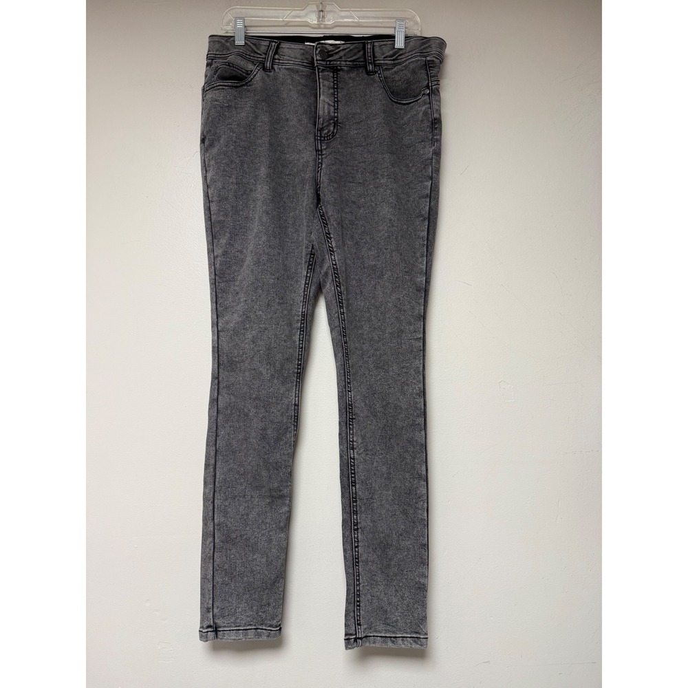 Cato denim Hi Rise Skinny Jeans‎ Women's Size 12 Acid Wash Gray
